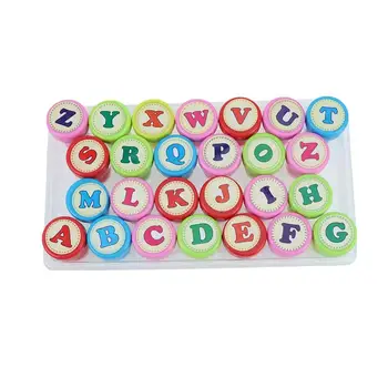 

26pcs English Letters Stamp Toy Stamper Cute Creative Educational Toys for Kids Children