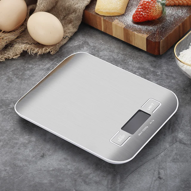 5/10 Kg Tartomány × Pontosság 1G Digitális Konyhai Skála, Lcd Képernyő Pontos Elektronikus Ételek Steelyard A Sütés Mérlegeléséhez - Image 5