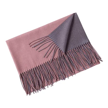 

Winter Fashion Wrap Solid Travel Soft Women Shawl Long Large Scarf Pashmina Warm Thick Artificial Wool Windproof With Tassels