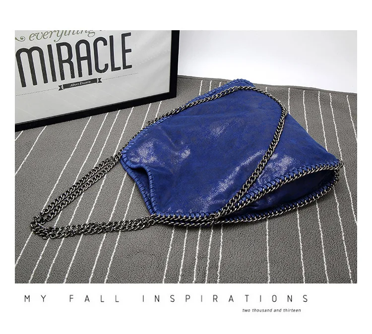 2021 FIRMRANCH New Frosted Material Handbag Chain Woven Foldable Fashion Shoulder Women Multi-Funcation Bag Steady Quality Big