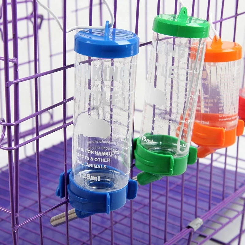 Hamster Water Bottle Cage Kennel Hanging Drinking Dispenser For Bird