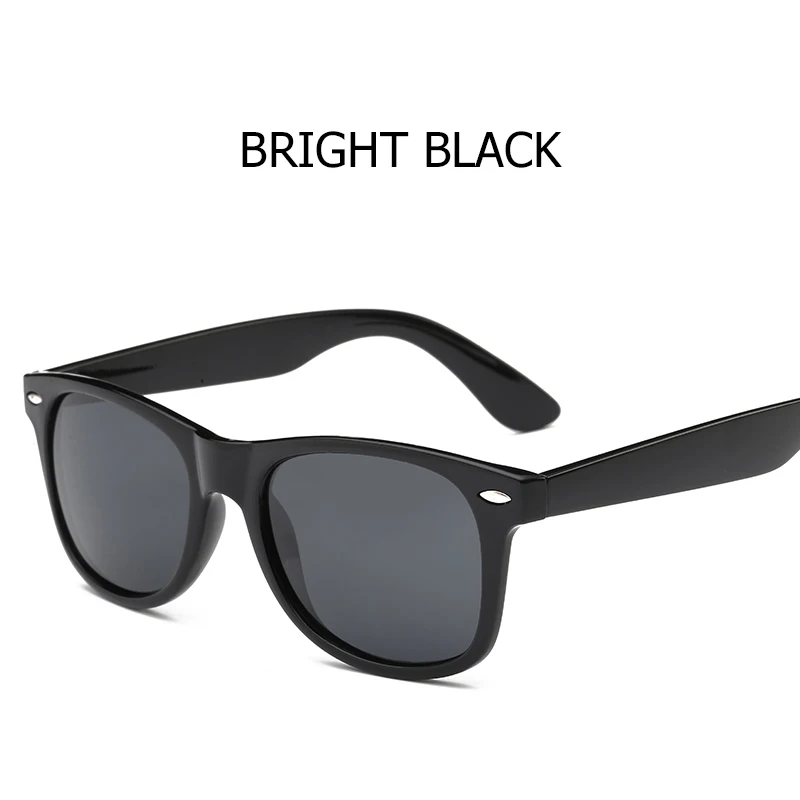 C1 bright black MVBBFJR классические для мужчин и женщин поляризационные антибликовые солнцезащитные очки для вождения винтажное зеркало дизайнерские очки ретро солнцезащитные очки UV400 - Цвет линз: C1 bright black