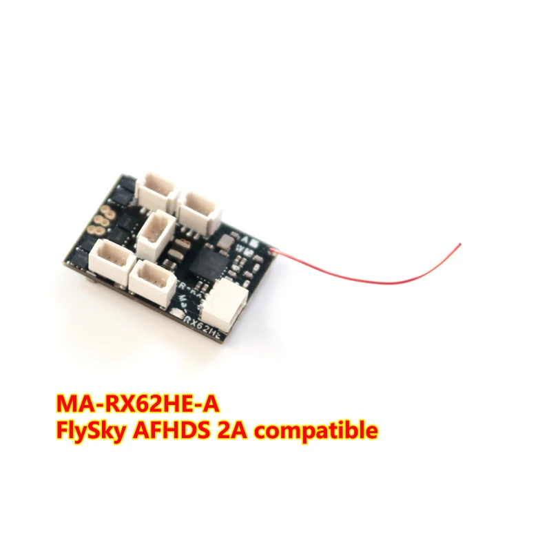 MA-RX62HE-A светильник 1 8g FLYSKY AFHDS 2A 6CH микро-приемник встроенный 7A/2S(5A/3S) бесщеточный ESC