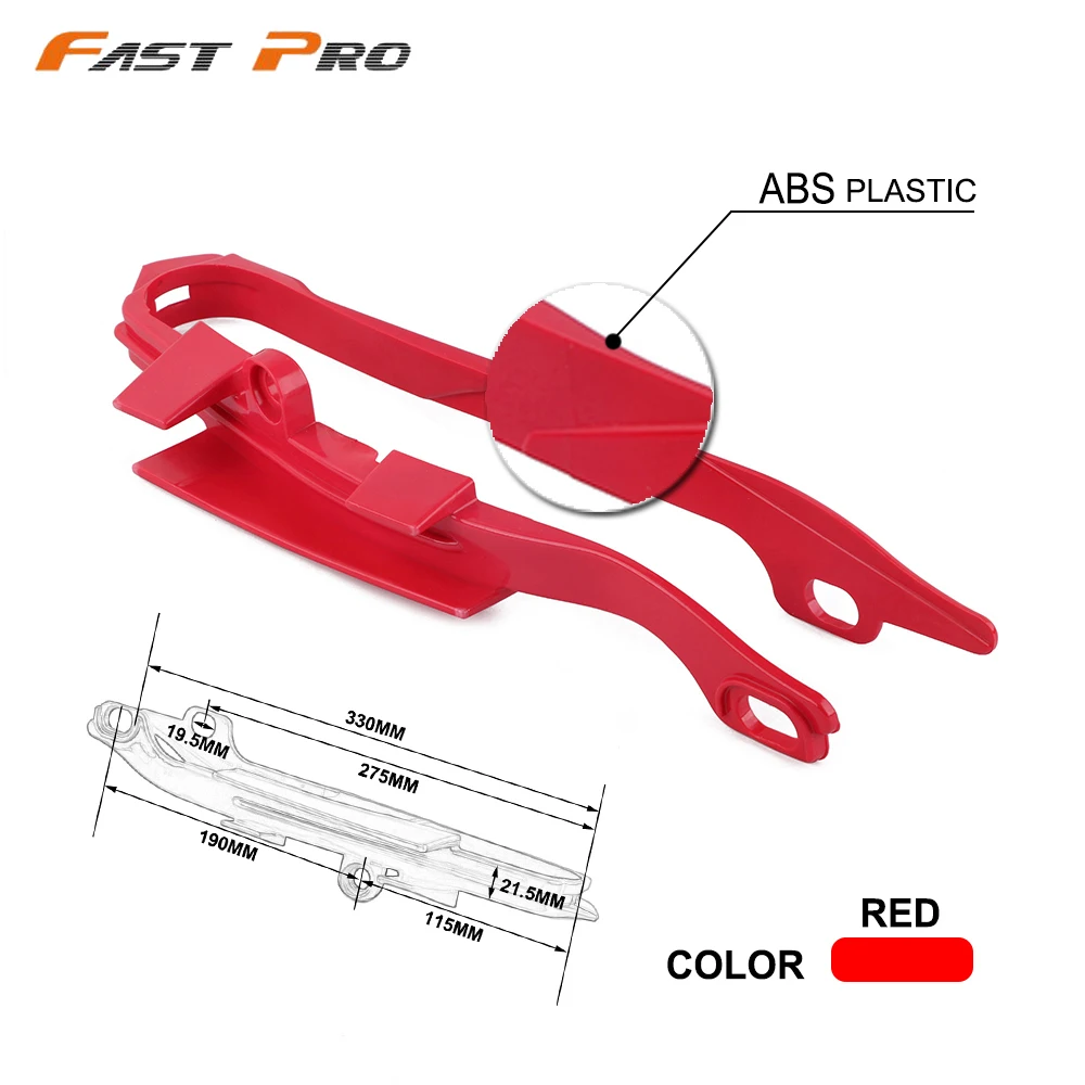 Off Road Motorcycle Chain Slider Guide Plastic Fork Protective Adhesive HONDA CR125R CR250R CRF250R CRF250X CRF450R CRF450X