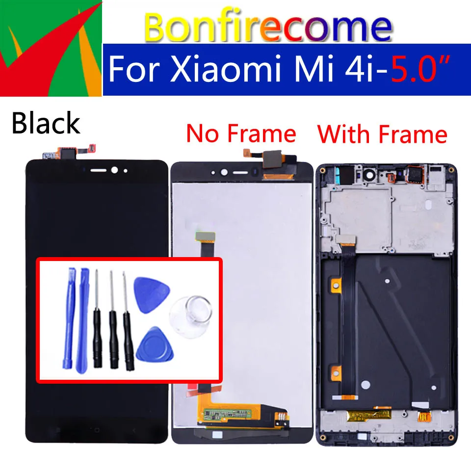 5," дисплей для Xiaomi Mi 4i lcd сенсорный экран дигитайзер с рамкой оригинальная замена для Xiaomi Mi 4i дисплей в сборе