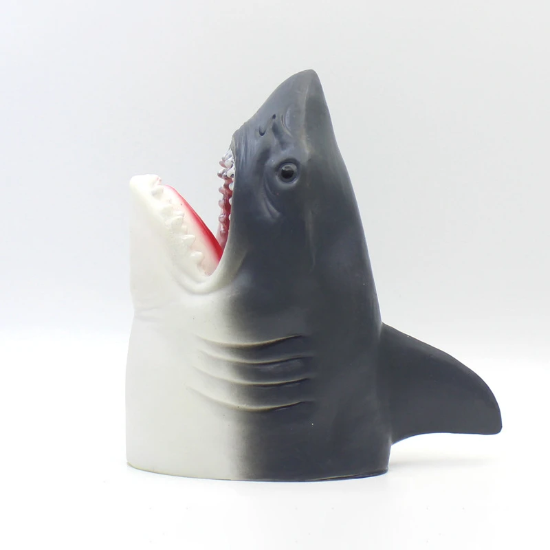 Акула рука перчатка ручная кукольная игрушка динозавр кукла мягкая резина