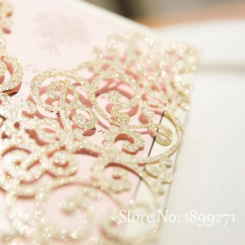 Paper laser cut free sample wedding invitation card factory printing 2017 | Дом и сад