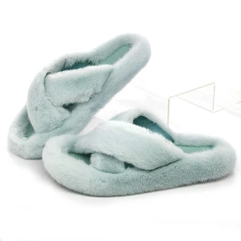 

Mudibear Women Slippers Ladies Summer Shoes Woman Cute Sandals Flat Comfortable Slippers Round Toe Shoes Antiskid Footwears
