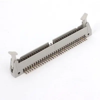 

2.54mm Pitch 2-Row 64P Lock Type Right Angle IDC Pin Headers Connector Gray