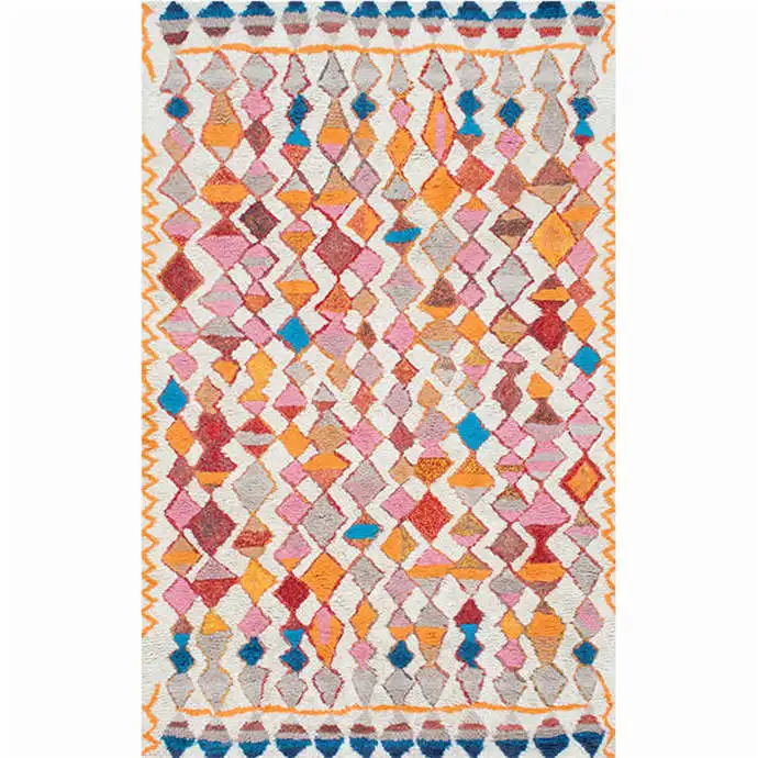 Геометрический этнический американский стиль ковры для гостиной спальни ковры персидский ковер для детской комнаты богемные коврики - Цвет: 2