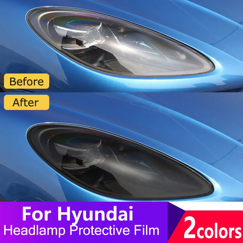 

Car light film Headlamp protective film tail light Protection For Hyundai tucson 2019 i30 creta ix35 solaris i20 Accessories