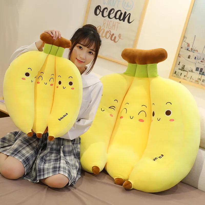 Kawaii Banana Fruit Plush XL (55cm)