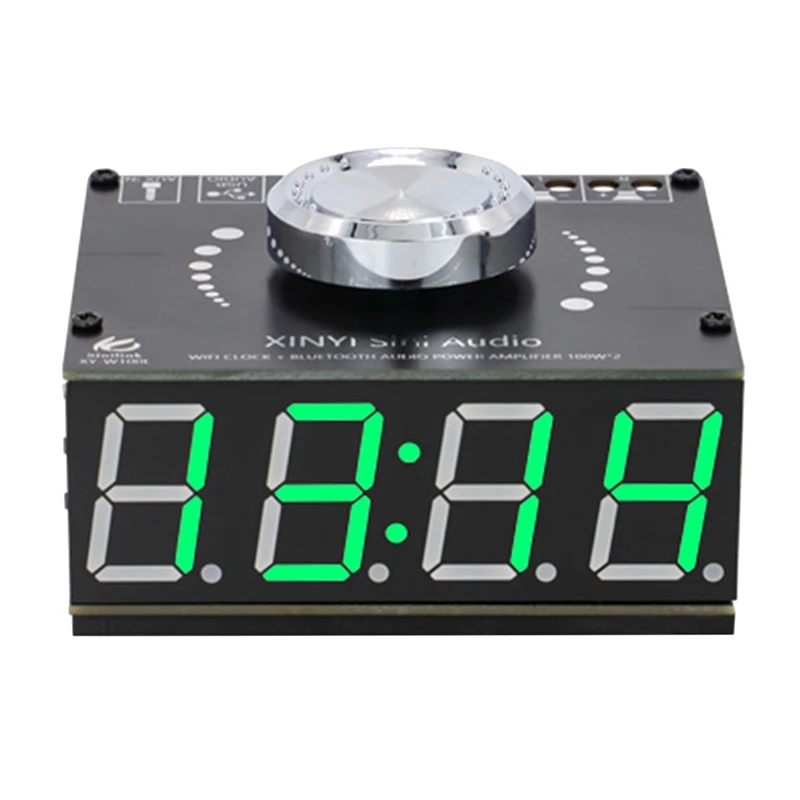 HIFI 100Wx2 Stereo Bluetooth Digital Power Amplifier Board Module With WIFI Timing Clock XY-W100L | Электроника