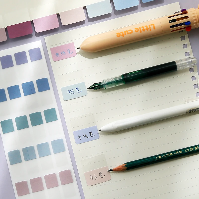 Index Sticker Notes 240/120/60 PCS Multicolor Sticky Writable Repositionable For Pages Book Markers Reading Notes