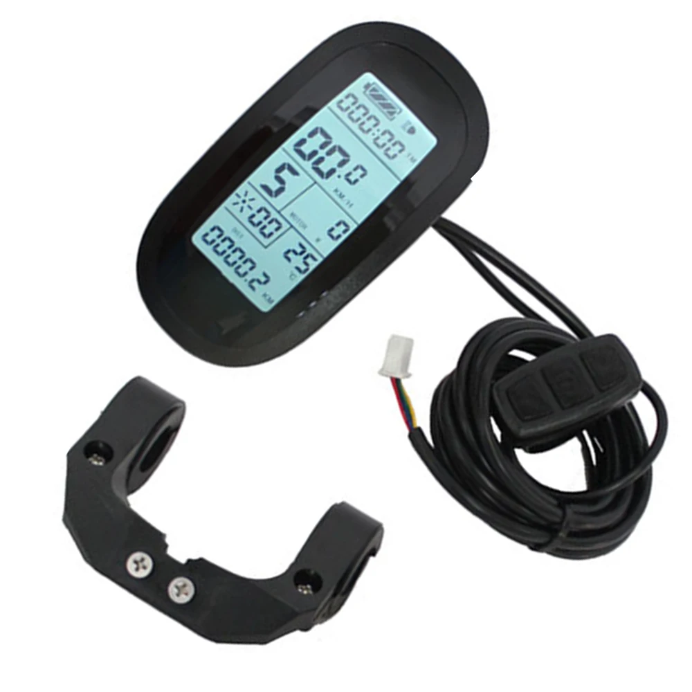 24-72V LCD6 Дисплей Meter-LCD6 Электрический велосипед Управление Панель ABS пятипроводная 1 шт