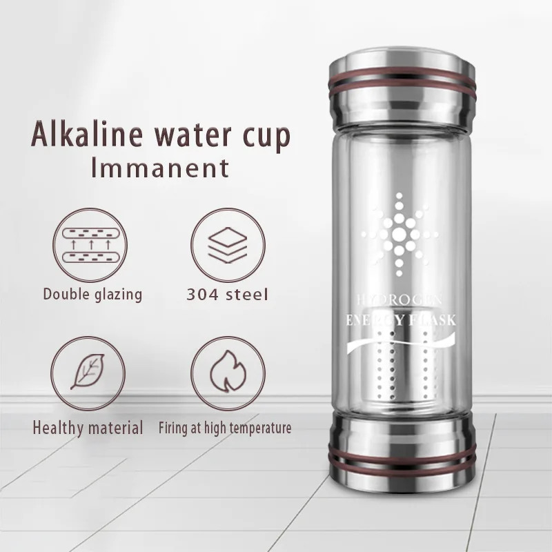 400ml Alkaline Water Bottle(Increase the PH to the 7.2 to 9.5 Energy Bottle Flask Customization