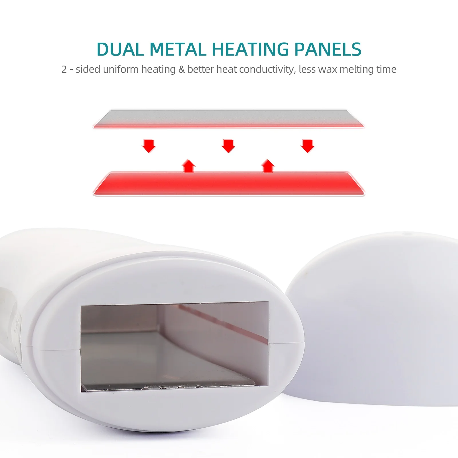 Wax Heater Depilatory Heater With Heating Base Hair Removal Waxing Machine Waxing Warmer Epilator Heating Wax Roller Epilator