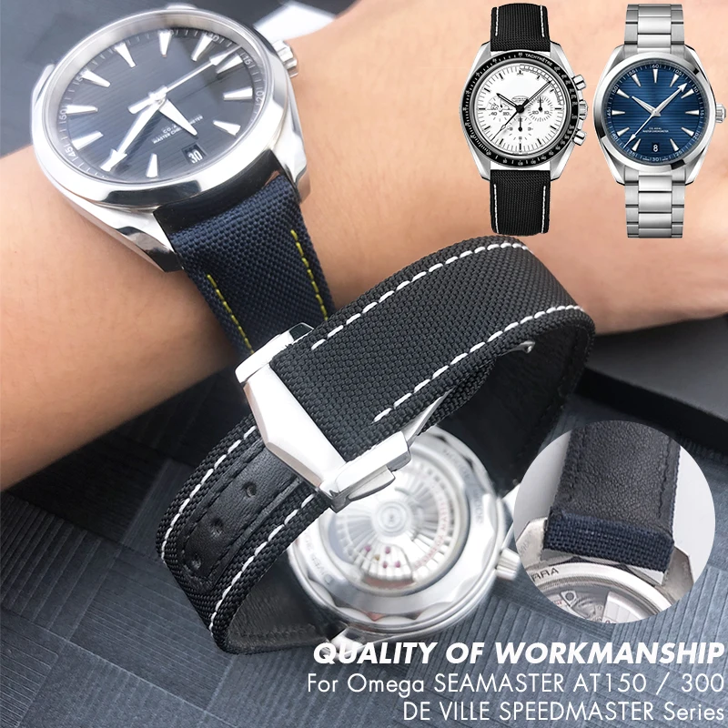 Nylon Fabric Watch Band Fit 