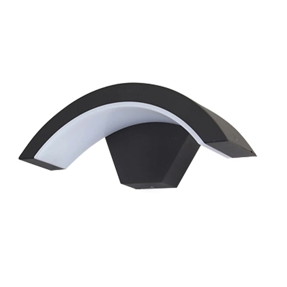 

Indoor Outdoor Hallway Waterproof LED Aluminum Modern Garden Porch Wall Light Living Room Hotel Curve Lamp Home Decoration