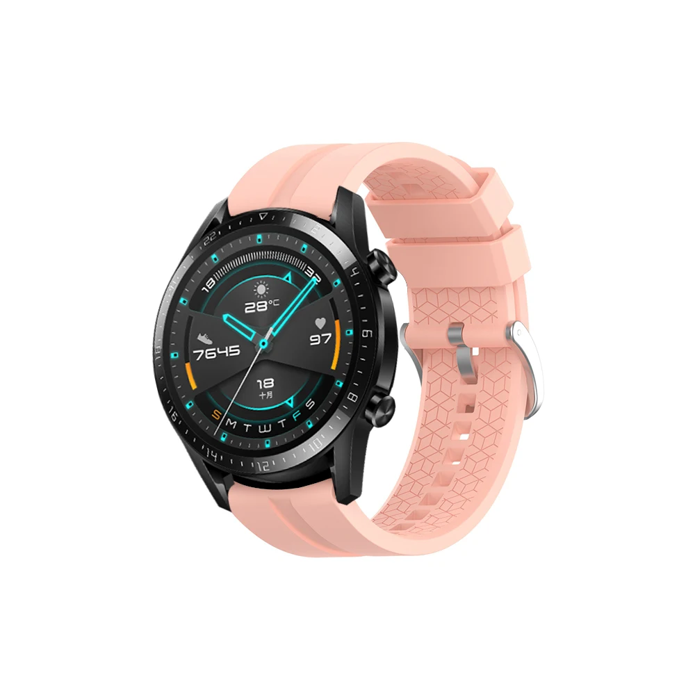 22 мм ремешок для часов huawei watch GT 2 42 мм 46 мм ремешок для samsung galaxy Watch 46 мм HONOR Magic Frontier amazfit официальный браслет