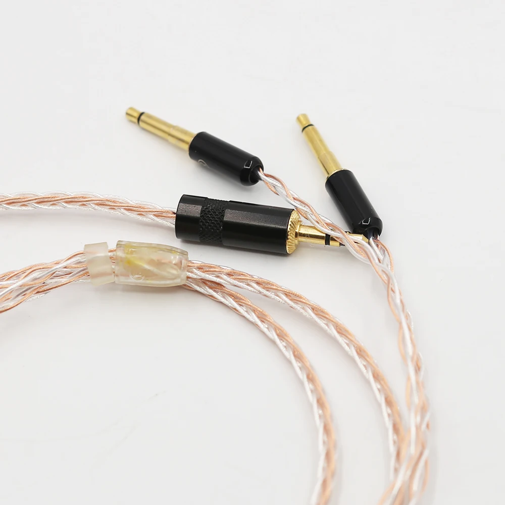 8cores Headphones Cable 3 5 Stereo Audio Plug Audio Upgrade Cable For Meze 99 Classics Focal Elear
