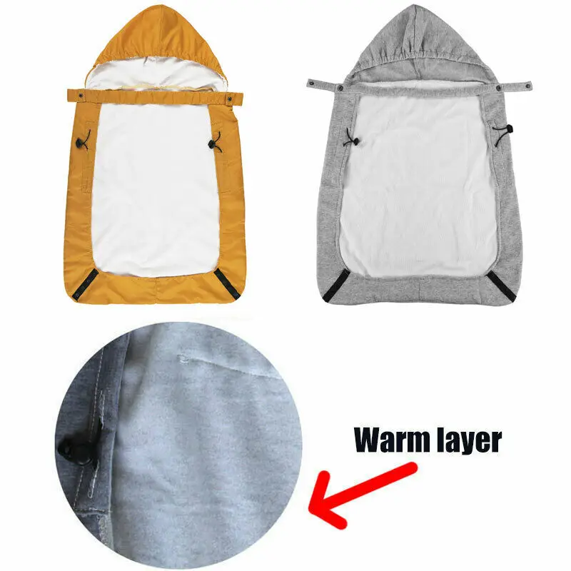 2020 Breathable Front Facing Baby Carrier Wrap Comfort Sling Winter Warm Cover Cloak Blanket With Pocket Safety Carrier
