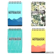 Водонепроницаемый блокнот язык обучения катушки книга лексика дневник тетрадь путешествия