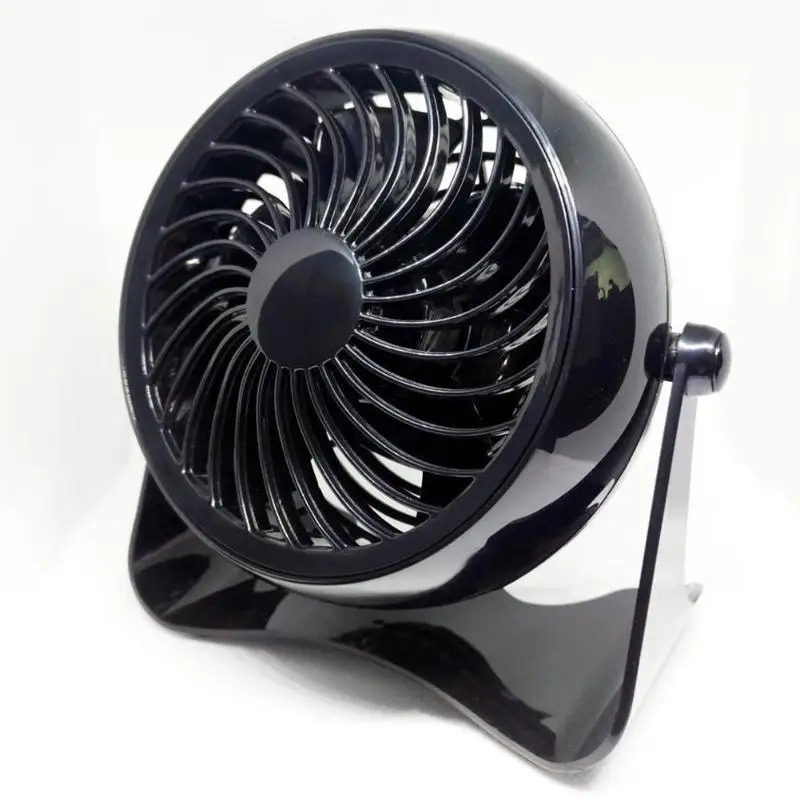 

5 Blade 360 Rotation USB Charging Brushless Motor Desktop Turbine Small Fan