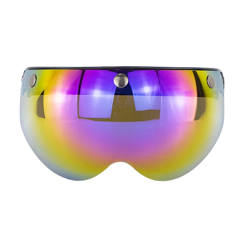 Универсальный ветрозащитный 3 защелкивающийся козырек для мотоциклетного шлема