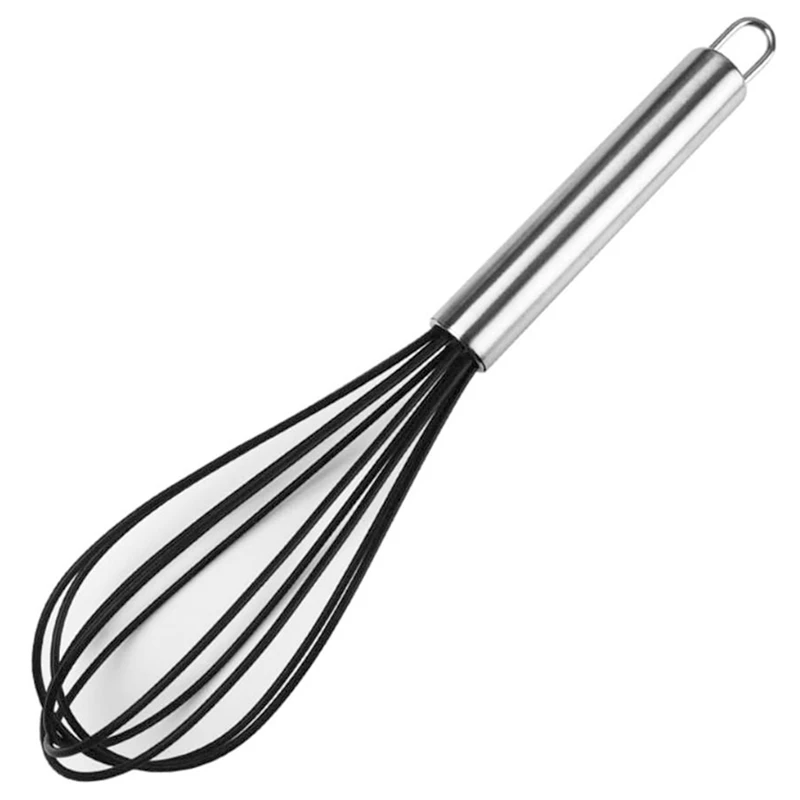 Silicone Kitchen Whisk 10 Inch Silicone Whisk Egg Beater Very