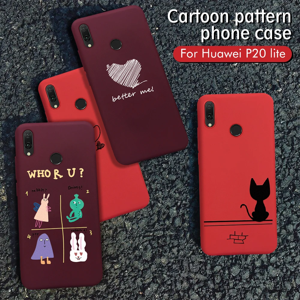 Чехол для телефона с мультяшным рисунком huawei Mate 10 20 Lite Pro мягкая задняя крышка из