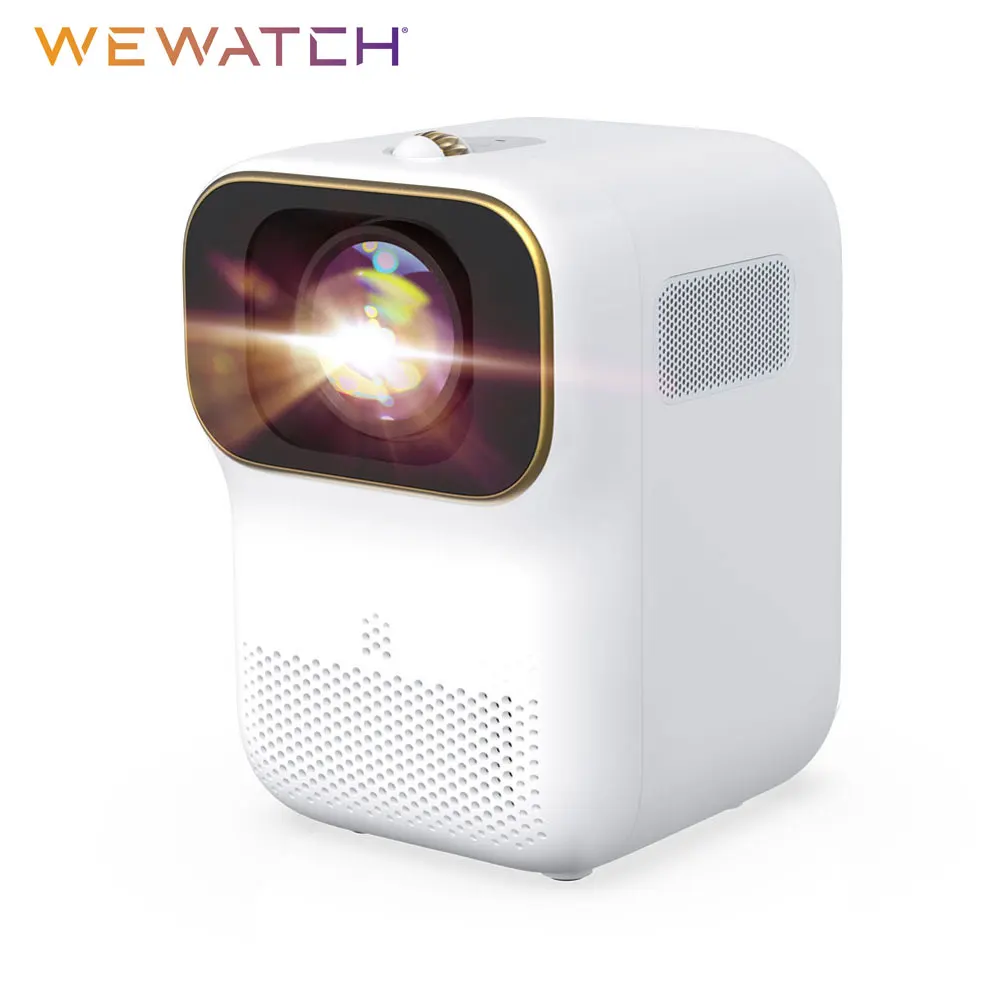 WEWATCH V30 Portable Mini Smart Projector HD Native 1080P WiFi Proyector Built-in Speaker Home Theater Video Children |