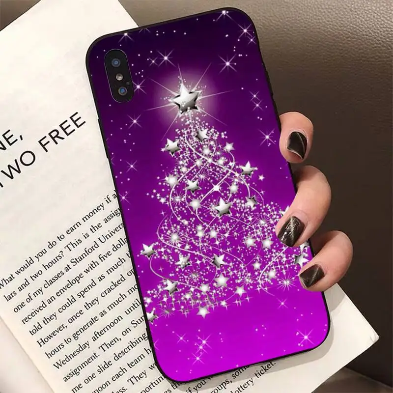 Marry Christmas Holiday Tree New Year Phone Case for iPhone 13 11 12 pro XS MAX 8 7 6 6S Plus X 5 5S SE 2020 XR case iphone 12 pro max cover