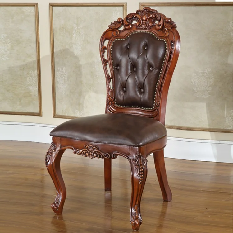 Мебель для дома деревянный обеденный стол дизайн и кожаный стул для столовой WA647