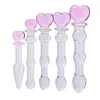 Glass Sex Toys Pyrex Crystal Glass Dildo Gay Anal Beads Butt Plug Female Masturbator Vaginal Anal Stimulation Dildos For Women 1