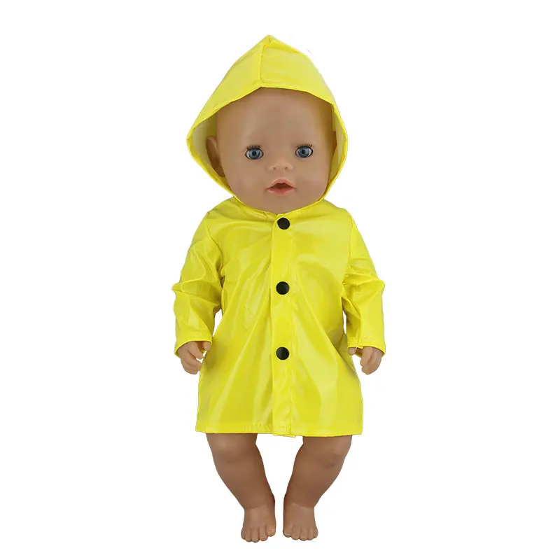 

Lovely Raincoat Suit For 17 Inch Baby Reborn Doll 43cm Clothes