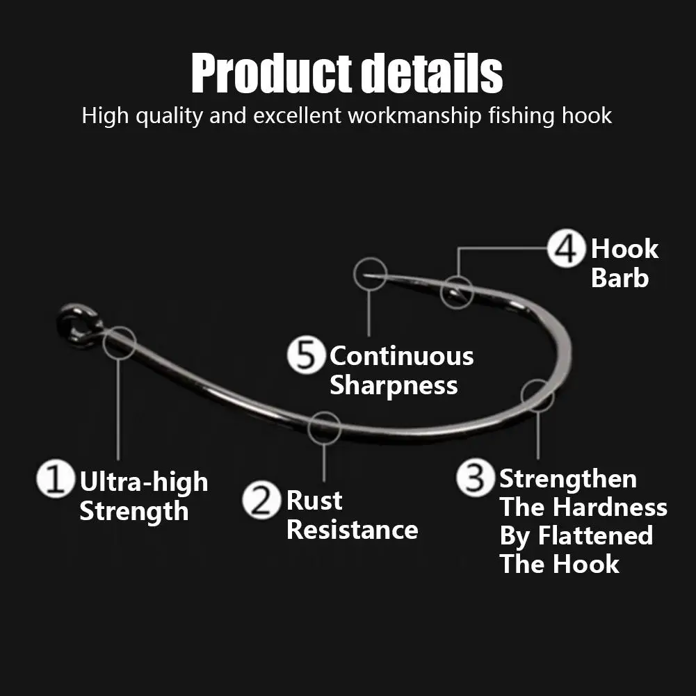 10PCS Barbed Hook Wacky Hook Drop-Shot Rig Worm Wide Gap Fishhook High Carbon Steel Fishing Hook On For Bass Carp Fishing Tackle 10PCS Barbed Hook Wacky Hook Drop-Shot Rig Worm Wide Gap Fishhook High Carbon Steel Fishing Hook On For Bass Carp Fishing Tackle