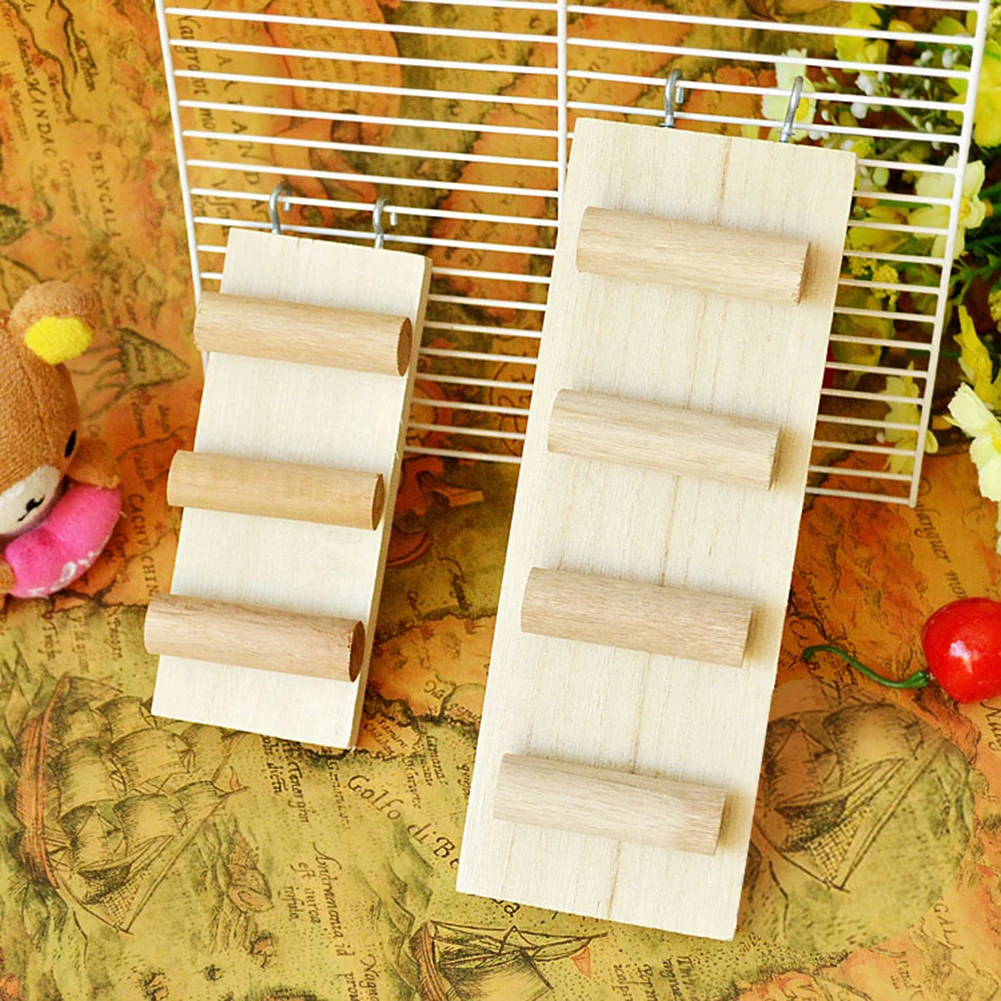Деревянная для лазания, кусания лестница для хомяка Stile лестница игрушка для маленьких мышей, крыс, домашних животных