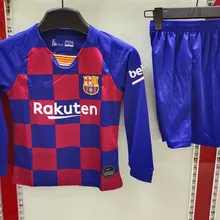 Детский комплект, Барселона Джерси Длинные рукава Детский комплект 19/20 суаресом COUTINHO Артур DE находится Детская футбольная рубашка Футбол Джерси