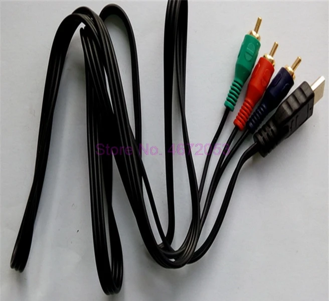 100 шт. 1080p HDMI папа на 3 RCA кабель Видео Аудио VGA AV адаптер шнура конвертера для