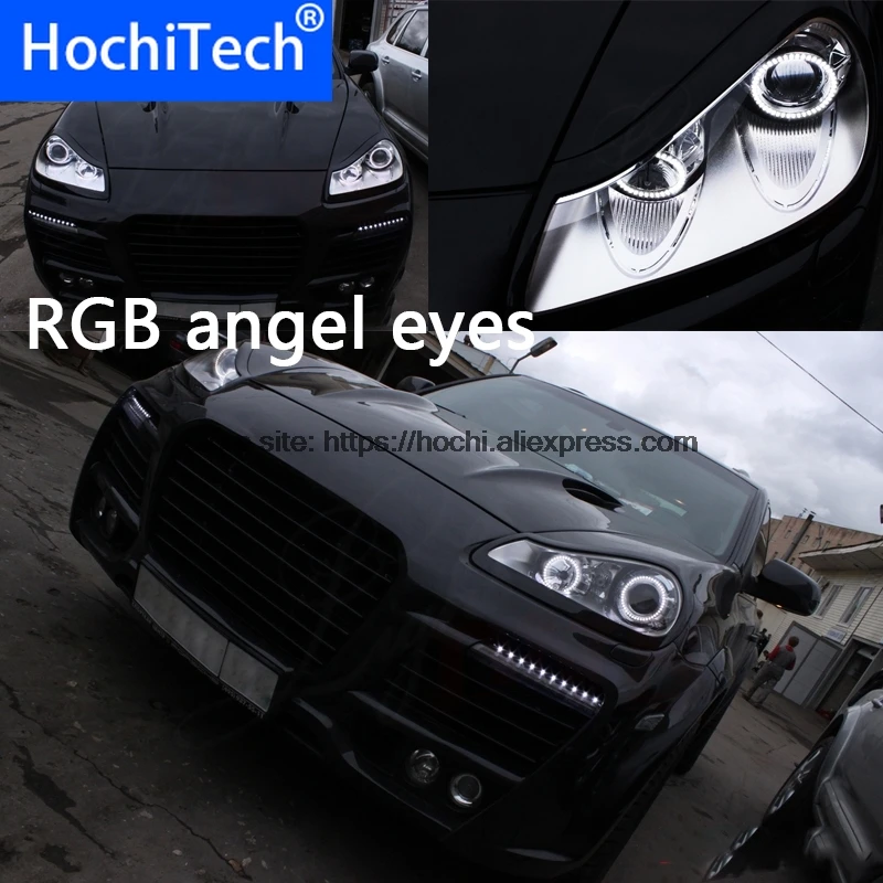 HochiTech с несколькими цветами RGB Цвет светодиодный Ангельские глазки гало кольца