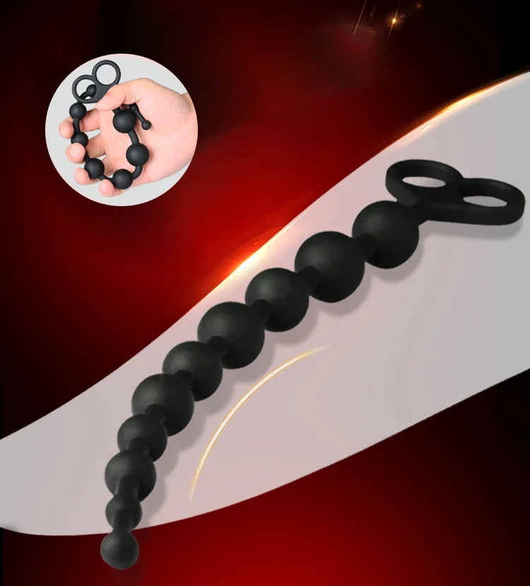 Silicone Small Anal Beads Sex Toys for Beginners Soft Balls Butt Plug Men Prostate Massager For Adults Product | Красота и здоровье