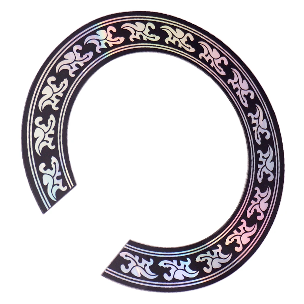 1 Piece Sound Hole Decal Sticker for 40 41inch Acoustic Guitar Decoration Accessory