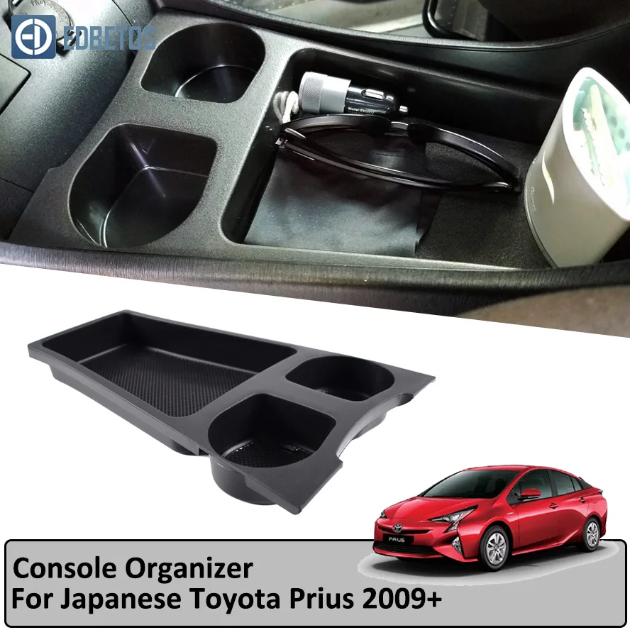 Подлокотник вторичный бардачок для Toyota Prius подстаканник 2009- центральная консоль Органайзер лоток-Prius укладка