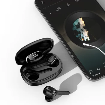 

Explosion T9S Bluetooth headset with digital display large capacity sports binaural in-ear wireless tws Bluetooth headset