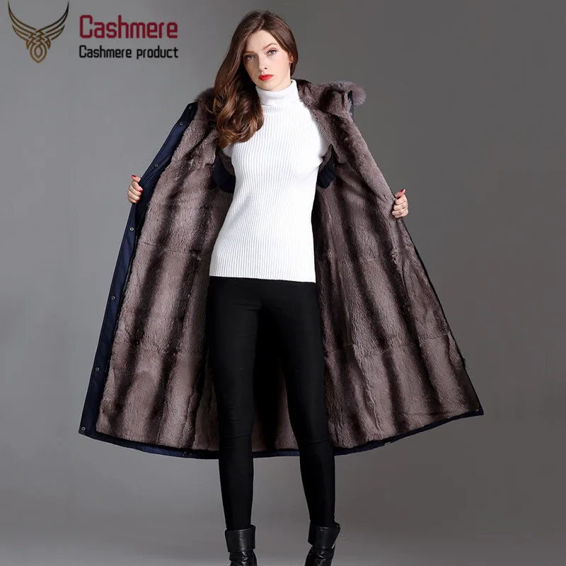 

Fur coat women long winter pie overcome fur collar coat otter rabbit fur liner liner overcome fur coat women red black warm coat