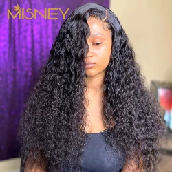 32 30 Inch Deep Wave Human Hair Wig Transparent Remy Brazilian 150 Density Curly Wet And Wavy 13×6 Lace Front Deep Wave Wig