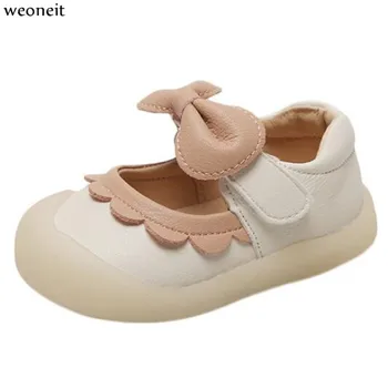 

Weoneit 0-2Y Party Girls Shoes New Fashion 2020 Baby Children Kids Girl Princess Leather Pink Beige Shoe Spring Autumn