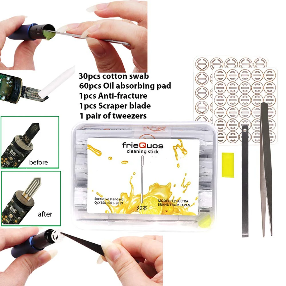 Чистящая палочка для электронных сигарет IQOS ватный тампон (90 шт.) | Электроника