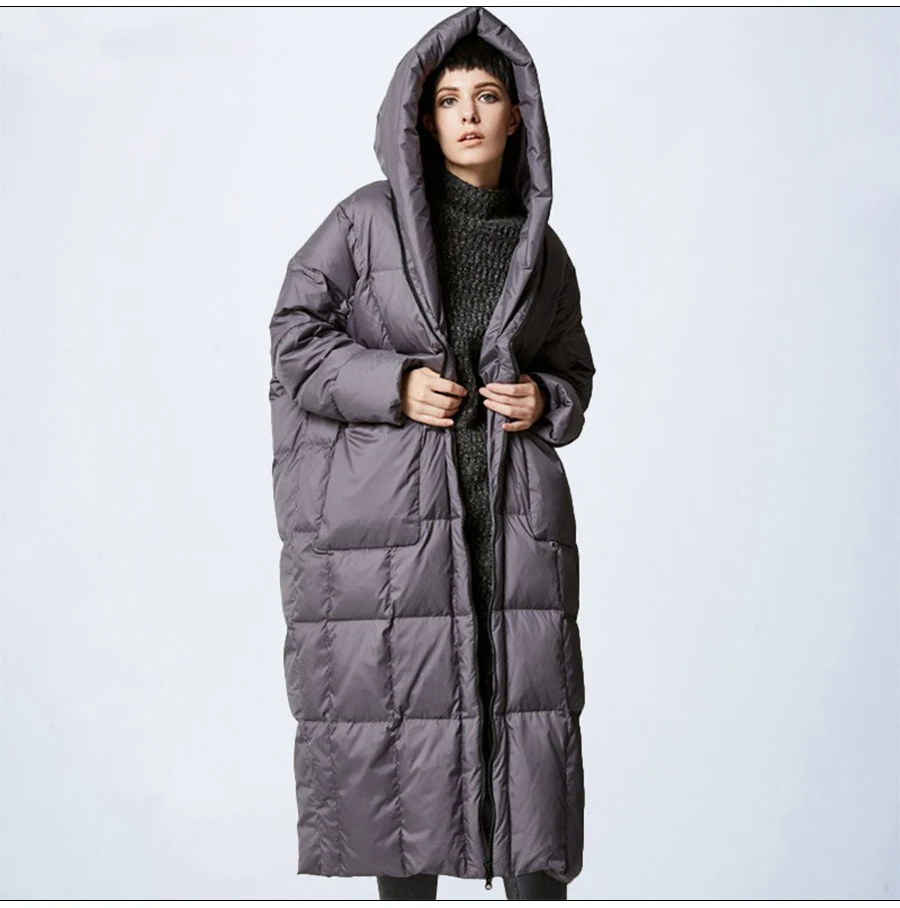 KJMYYX зимняя женская куртка новая плотная длинная парка с капюшоном Женское зимнее пальто теплая куртка женские пальто